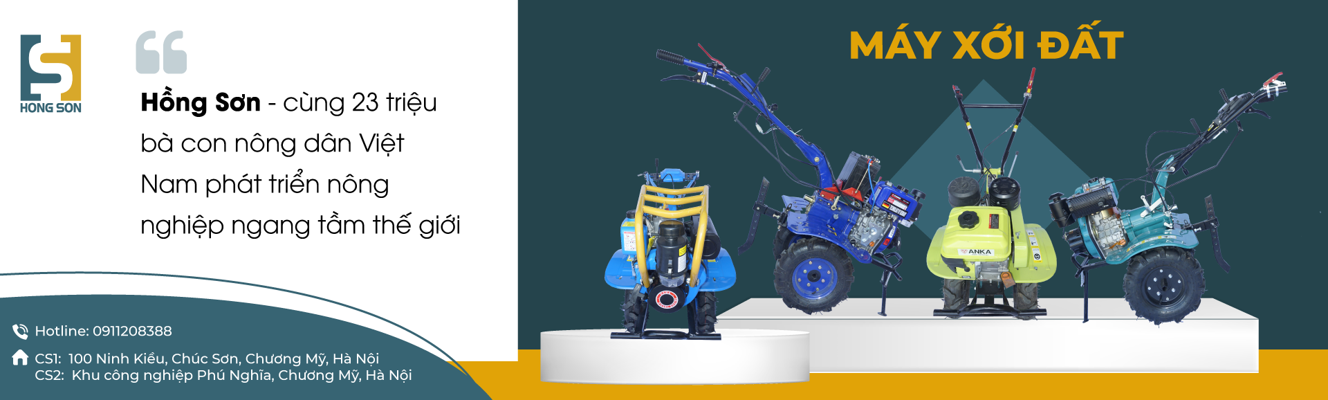Máy Xới Đất Hồng Sơn Máy Nông Nghiệp Hồng Sơn